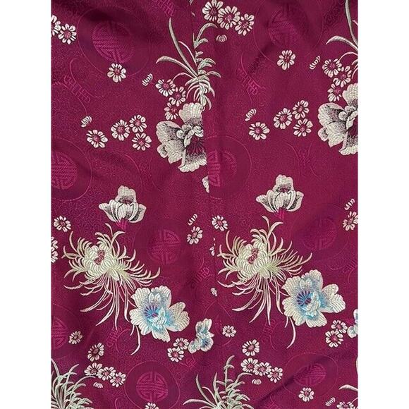 Chico's Blazer Jacket Long Sleeves Collared Open Front Floral Purple Size 1 US M - Picture 13 of 14